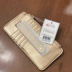 Jen & Co. Rose Gold Vegan Saige Wallet